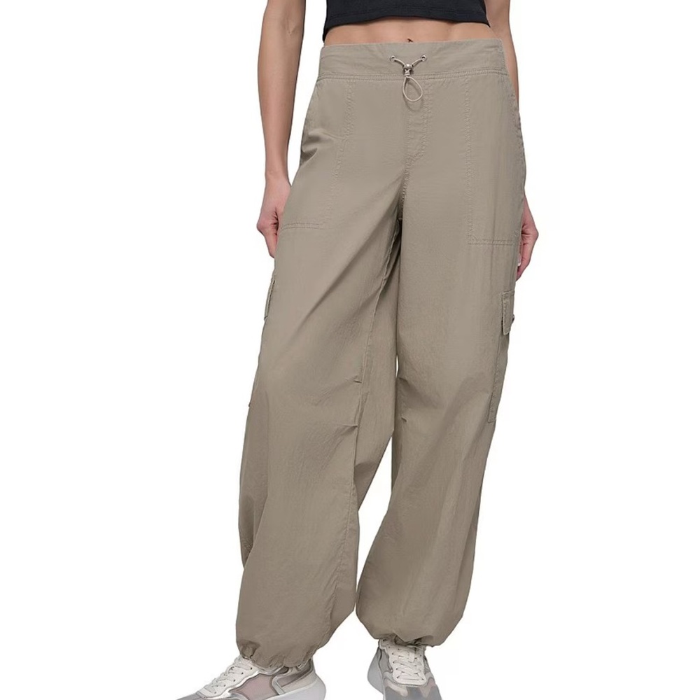 DKNY Women's Beige Cargo Joggers